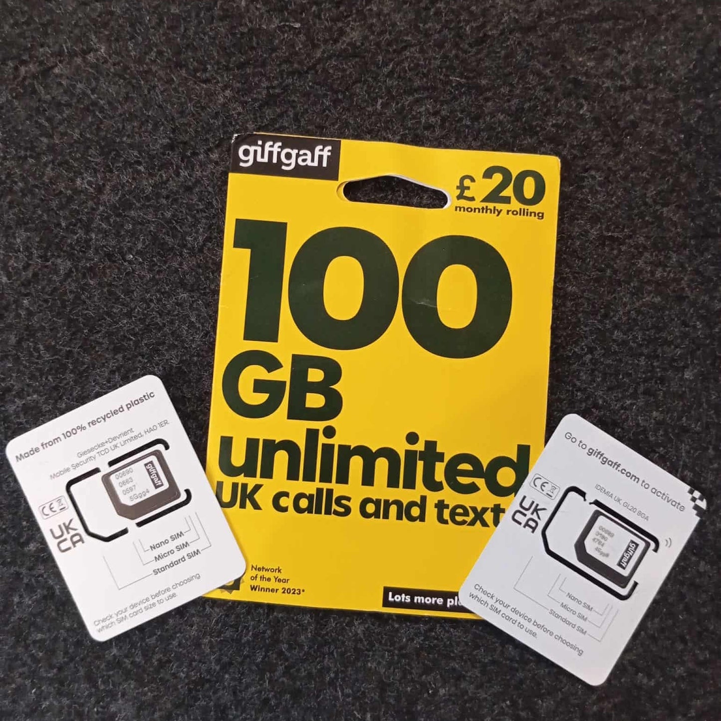 GUARANTEED UK SIM