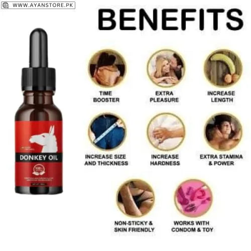 🔥 Donkey Oil اعلیٰ معیار کا کینیڈین دنکی آئل، جو مردانہ طاقت 💪, stamina ⚡, اور timing ⏳ بہتر محسوس کروانے کے لیے استعمال کیا جاتا ہے۔ استعمال کرنے والوں کے مطابق، باقاعدہ استعمال...